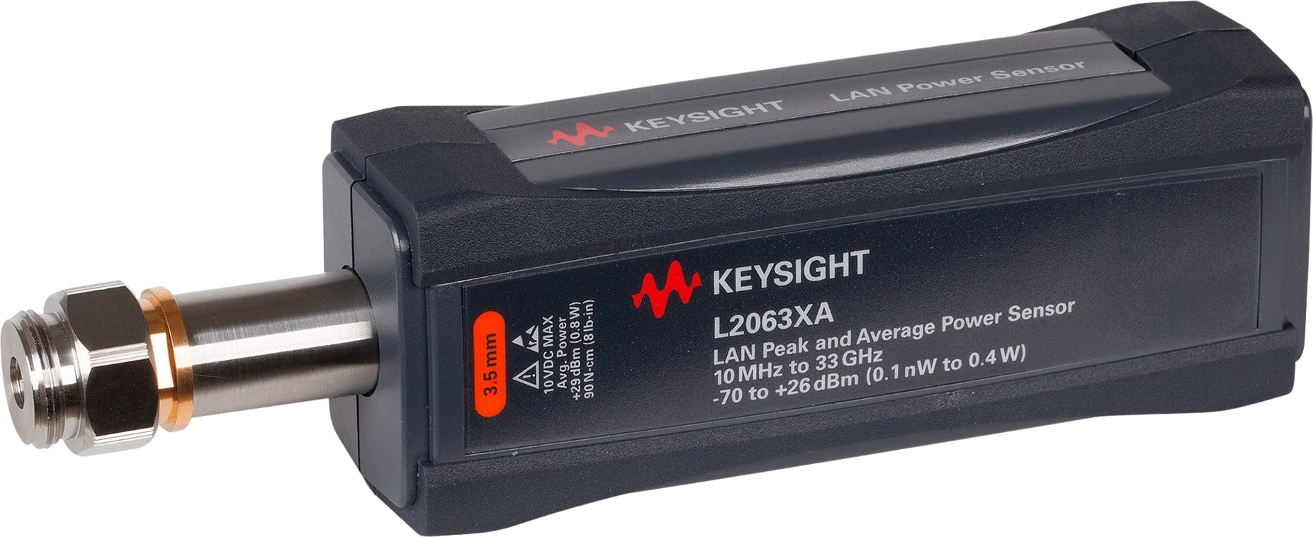 Keysight L2063XA - LAN Wide Dynamic Range Peak/Average Power Sensor (10 MHz – 33 GHz)