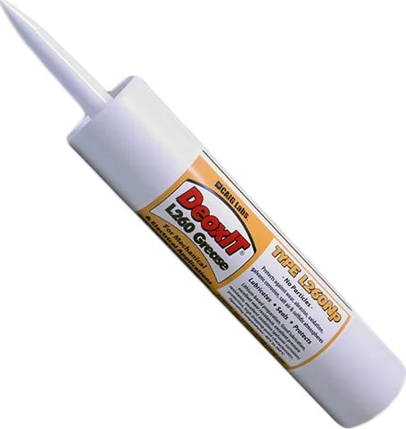 Caig Labs L260-N8TP - DeoxIT Lithium Grease, Precision, No Particles, 226g Tube Cartridge