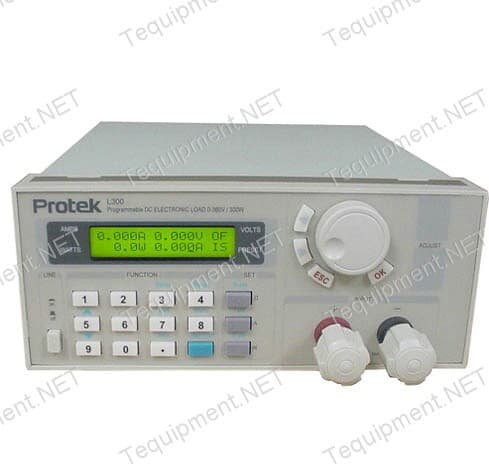 Protek L300 300 Watt Programmable Electronic Load, LCD Display