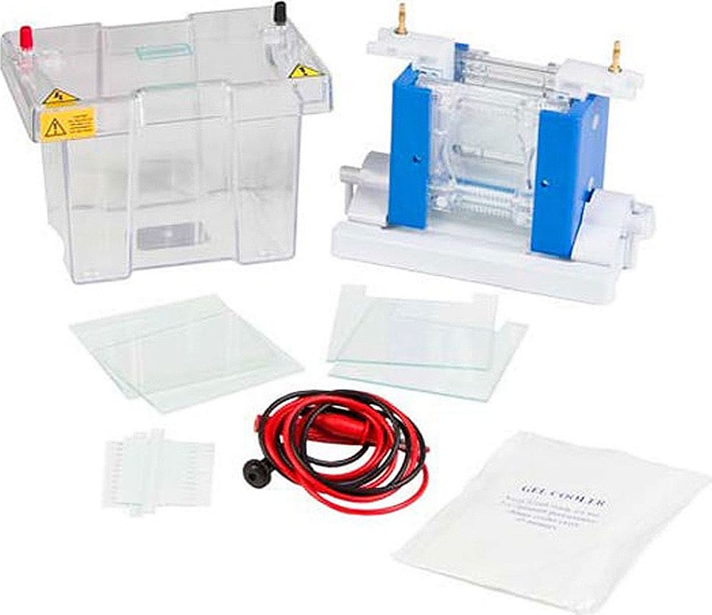 Labnet International E2110-NG-0.75-BS Notched Glass Plate with 0.75mm Bonded Spacers