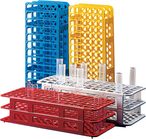 Labnet International K564-03 - Large Capacity Test Tube Rack, PP, White, Pack of 5