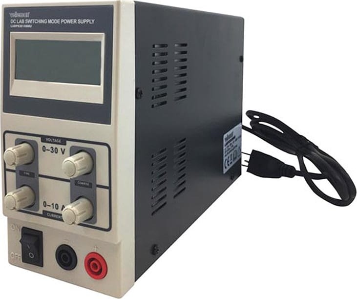 Velleman LABPS3010SMU - DC Lab Switching Mode Power Supply, 0-30 VDC / 0-10 A Max with LCD Display