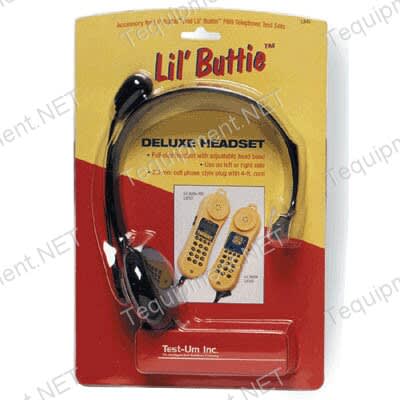 Test-Um LB45B Dlx Full Size Headset W/ Adjustable Head Band