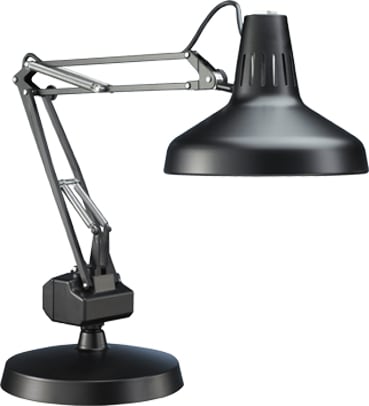 LX Microscopes by Unitron LC2FEBK - LC Task Light, 30in Arm with Weighted Base, Black (New Part Number: K110630001)