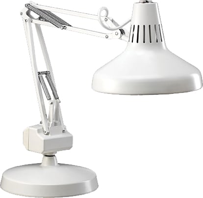 LX Microscopes by Unitron LC2FEWT - LC Task Light, 30in Arm with Weighted Base, White (New Part Number: K110630002)