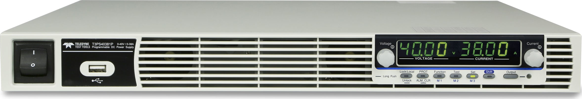 Teledyne LeCroy T3PS062001P - 1200W Single Channel, 19 inch, 1U, Rack Mounted DC Power Supply
