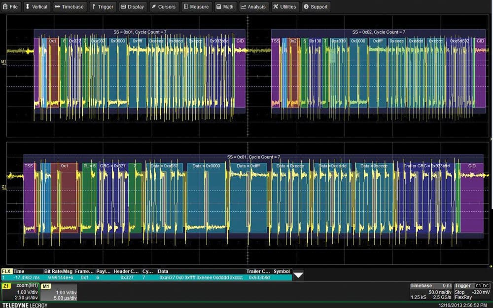 Teledyne LeCroy WS3K-FLEXRAYBUS TD - FlexRay Trigger and Decode Package for WaveSurfer 3000