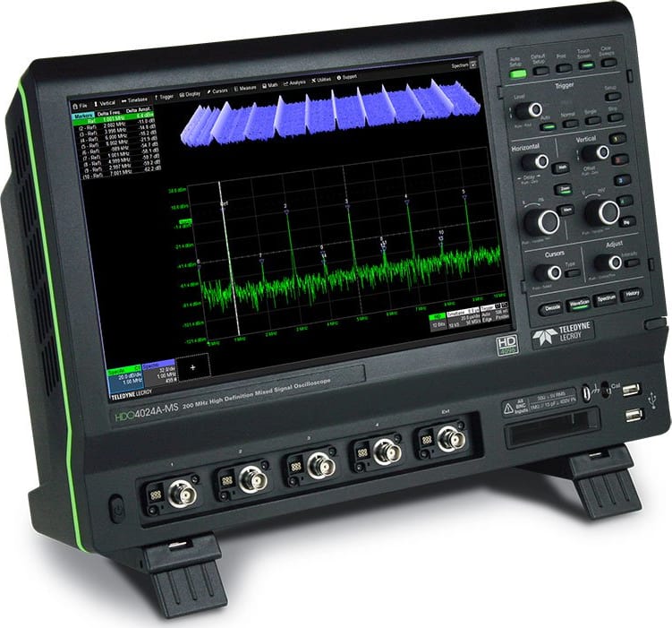 Teledyne LeCroy HDO4024A-MS 200 MHz, 12-bit High Definition Oscilloscope