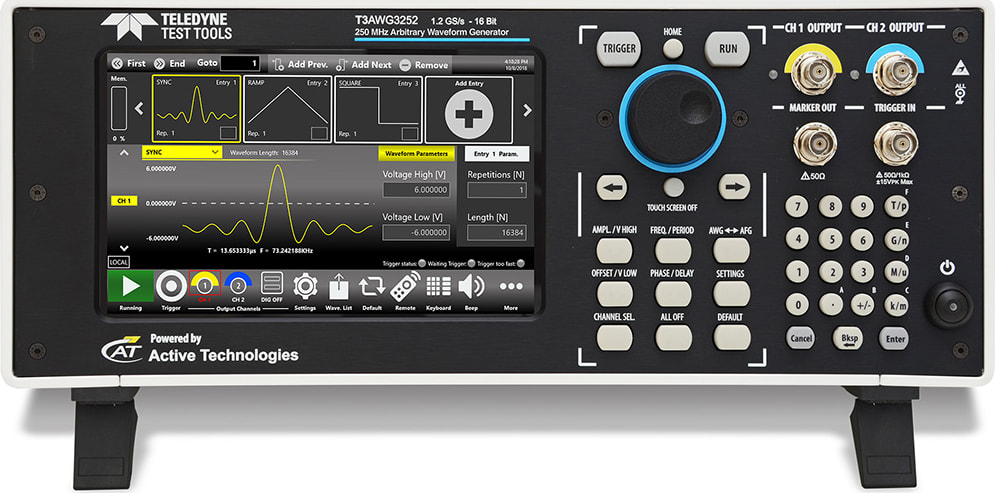 Teledyne LeCroy T3AWG3252 - High Defi nition Dual Channel Arbitrary Waveform Generator, 250 MHz