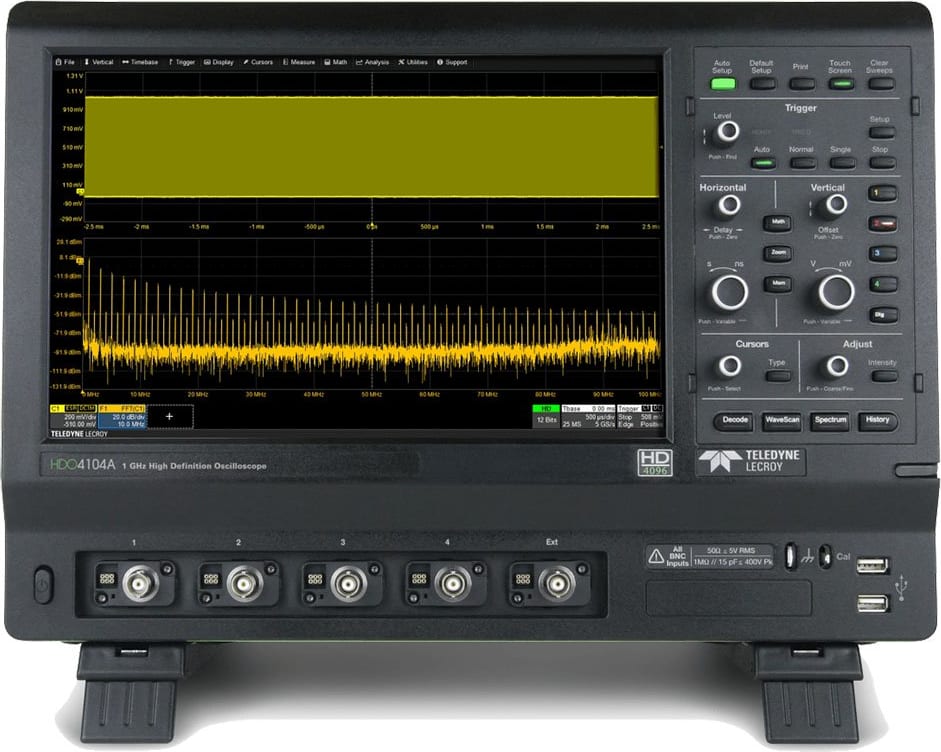Teledyne LeCroy HDO4104A 1 GHz, 12-bit High Definition Oscilloscope
