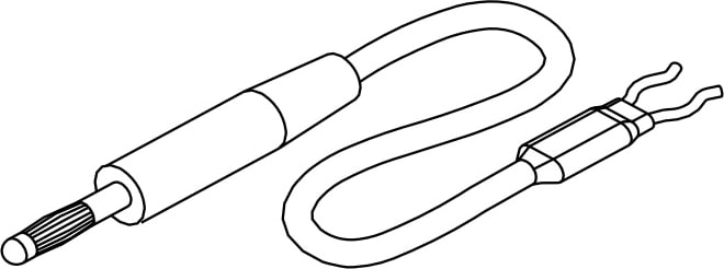 Teledyne LeCroy PK1-5MM-121 - Ground Lead with 2mm Plug