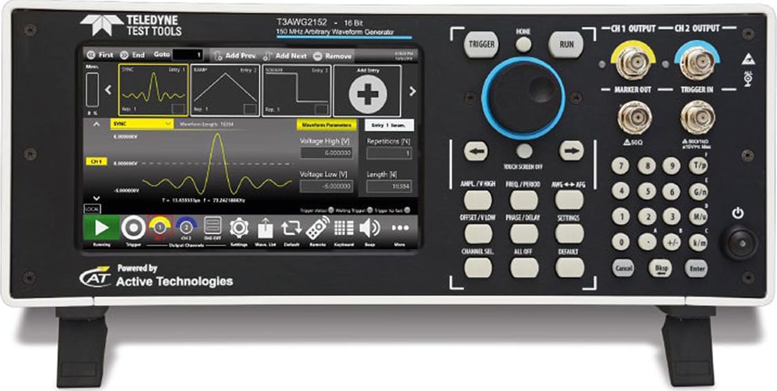 Teledyne LeCroy T3AWG2152 - Function/Arbitrary Waveform Generator, 2 Ch, 150 MHz