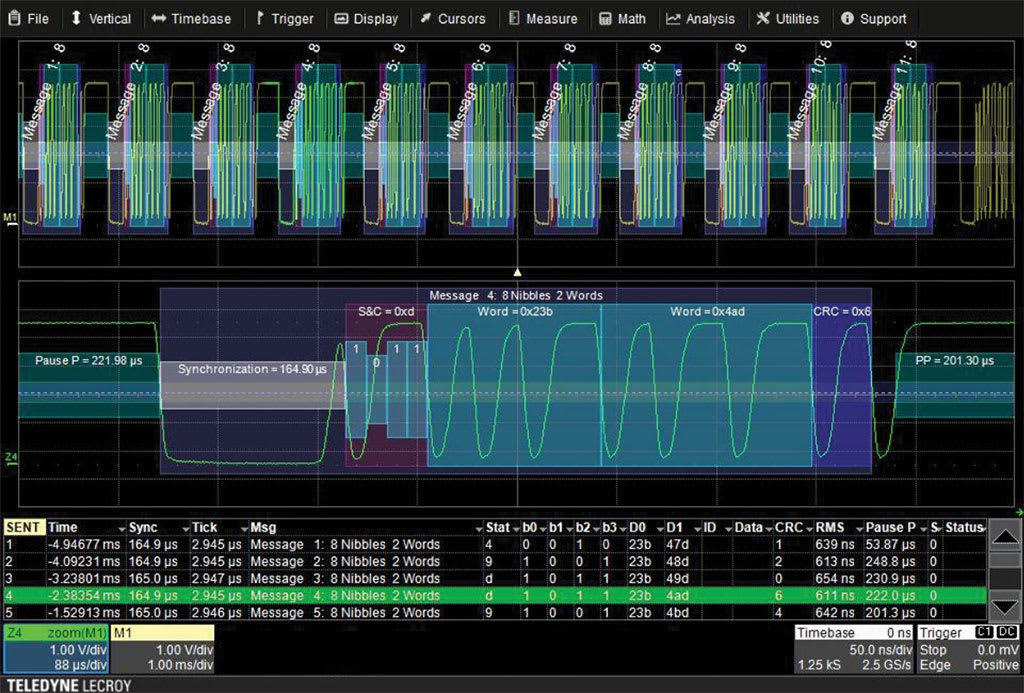LeCroy WS510-SENTBUS D SENT Bus Decode Option