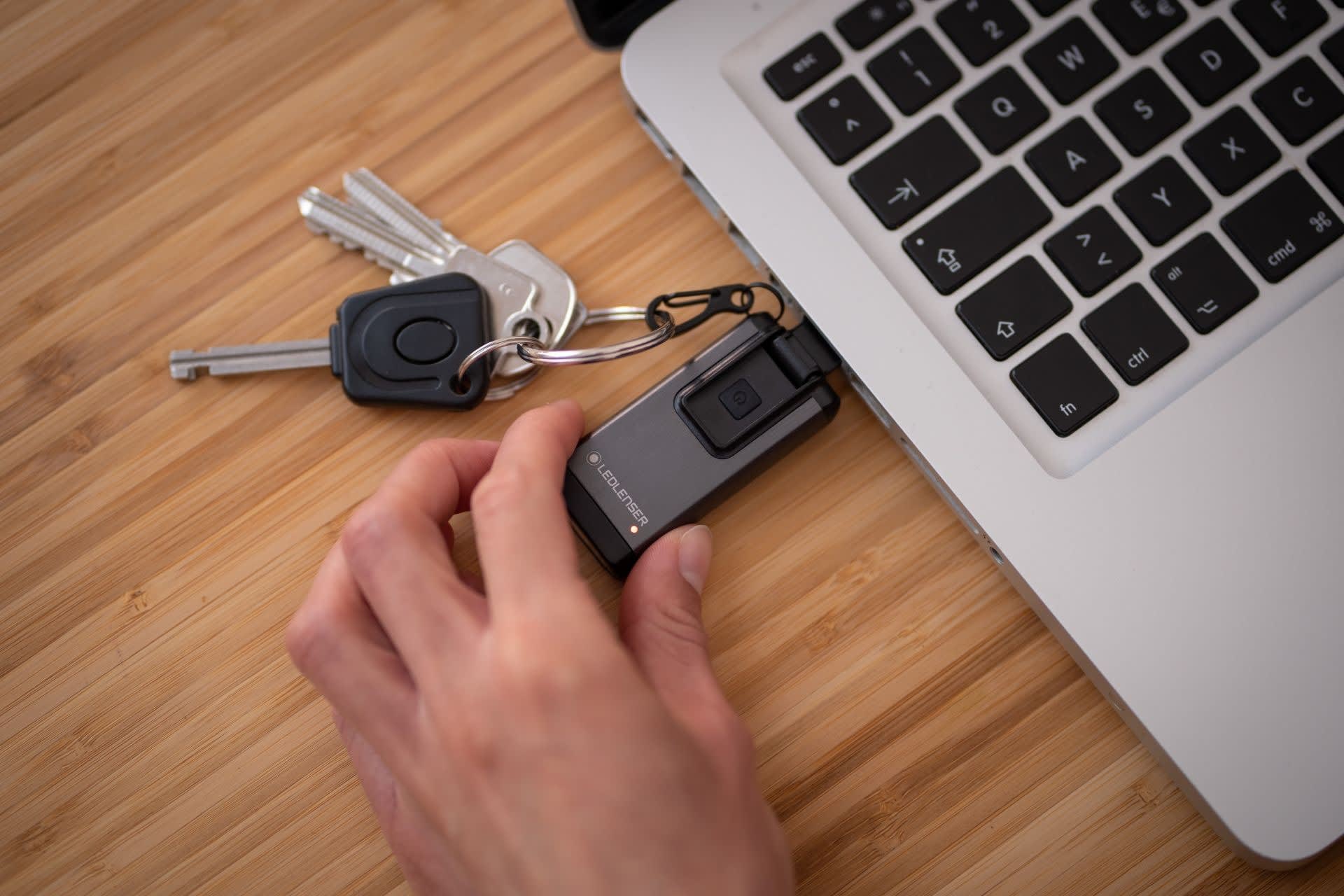 LED Lenser K6R - Key Chain Flash Light with 400 Lumens