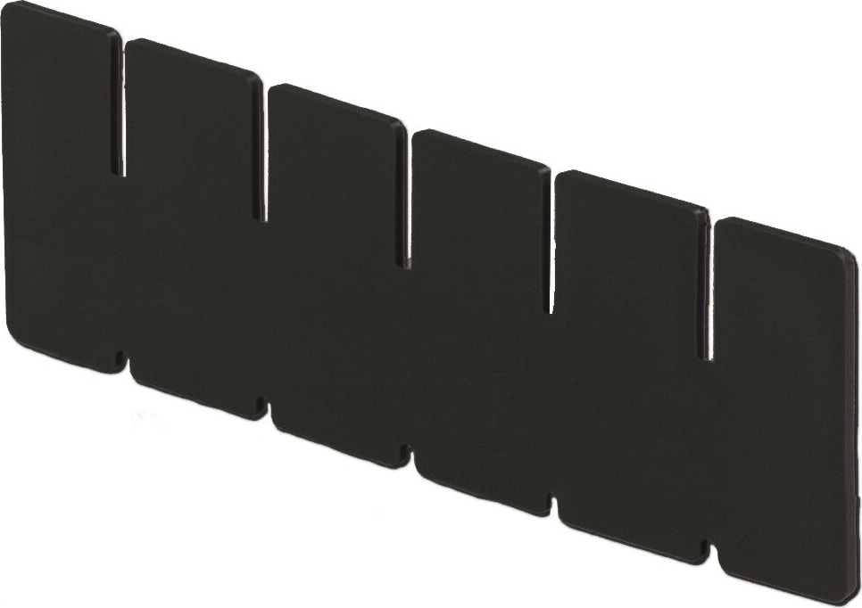 Lewis Bins DV0850XL - ESD-Safe Box Divider, 4.4'H, Short, Black