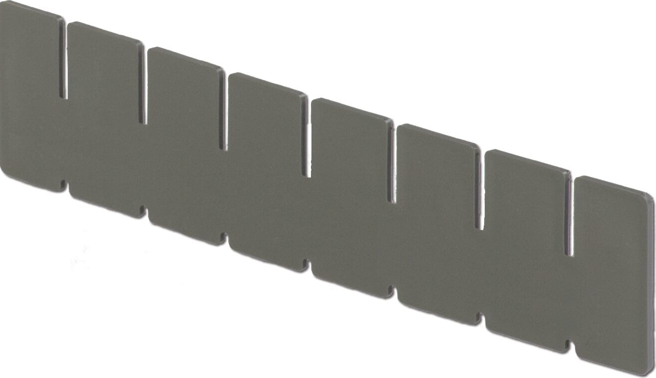 Lewis Bins DV1035 - Box Divider, 2.9'H, Gray