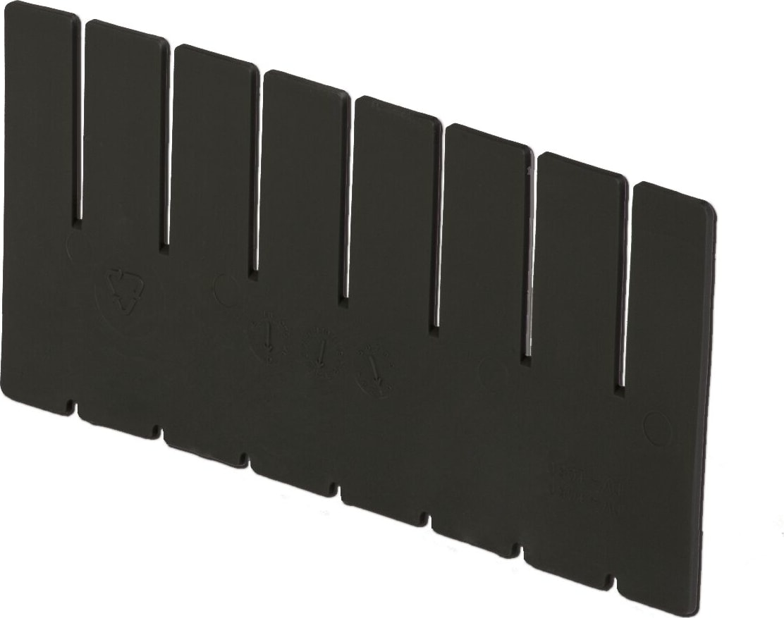 Lewis Bins DV1060XL - ESD-Safe Box Divider, 5.4'H, Black