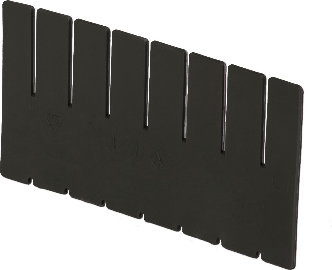 Lewis Bins DV1070XL - ESD-Safe Box Divider, 6.4'H, Black
