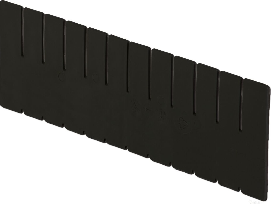 Lewis Bins DV1670XL - ESD-Safe Box Divider, 6.4'H, Black