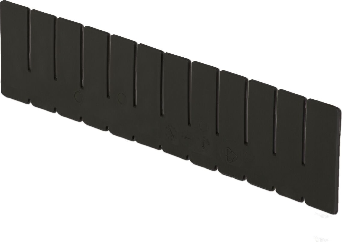 Lewis Bins DV1735XL - ESD-Safe Box Divider, 3.5'H, Black