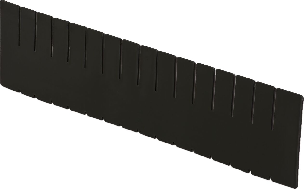 Lewis Bins DV22120XL - ESD-Safe Box Divider, Long, 11.3'H, Black