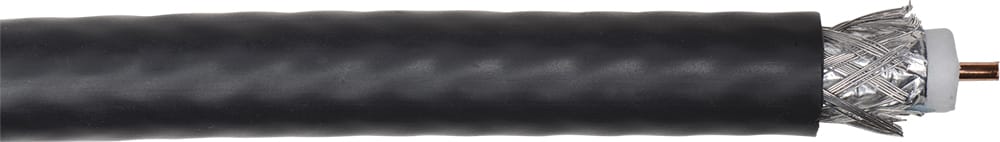Liberty RG11-CATV-BLK-500 CCS Dual Shielded Coaxial Cable Swept to 3.0 GHz Reel