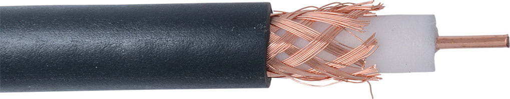 Liberty RG6-CCTV-CM-BLK-500 Black Baseband Video RG6 Non-plenum Coaxial Cable