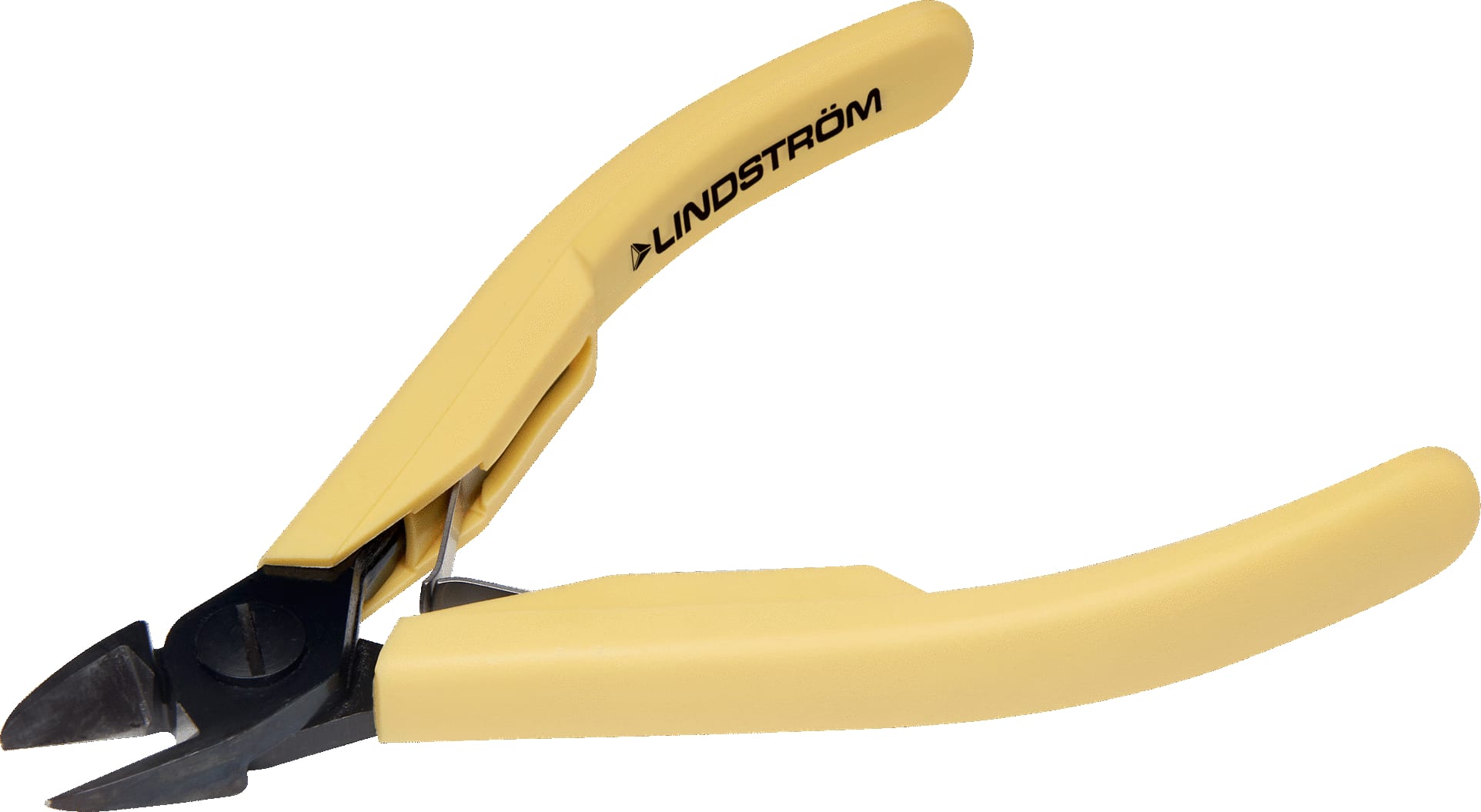 Lindstrom CO8160 - Precision Cut Diagonal Cutter w/Oval Head & ESD Safe Conductive Handle, Micro-Bevel, 0.02-0.08'
