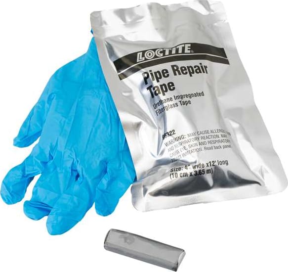Loctite 96322 - Pipe Repair Kit with Fiberglass Tape, Epoxy Adhesive & Gloves