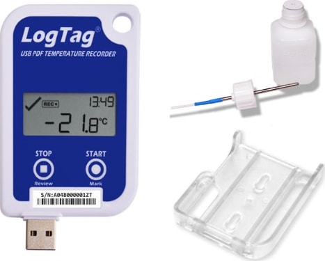Logtag UTRED-16 Kit - USB PDF Temperature Recorder Kit