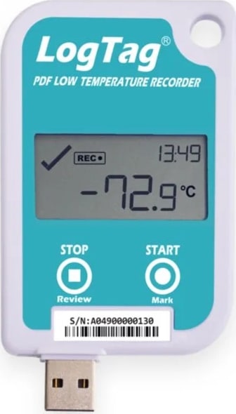 Logtag UTREL-16 - USB External Probe Low Temperature, USB 2.0-90°C to +40°C, Logger