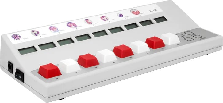 LW Scientific CTL-DIFD-08KP - 8 Key Digital Differential Cell Counter, Electronic, LED Display