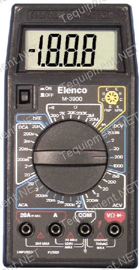 Elenco M-3900 3 1/2 Digit, Transistor