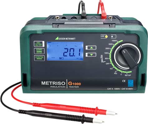 Gossen Metrawatt M550C Test Instrument for Insulation, Low-resistance and Voltage Measurements