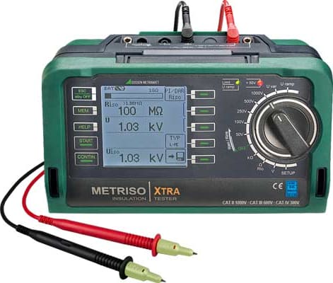 Gossen Metrawatt M550S - 1000V Digital Insulation Tester, Resistance Measurement - 10Ohm to 10 kOhm