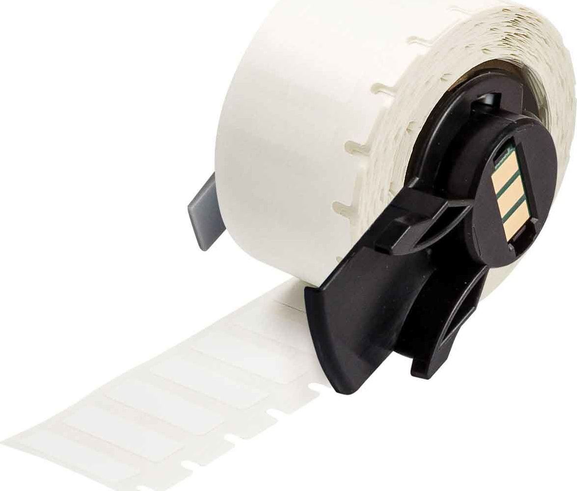 Brady M6-10-473 - Labels, Static Dissipative, Acrylic Adhesive, White, Gloss, Polyester