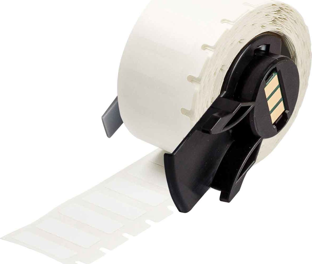 Brady M6-16-423 - Harsh Environment Multi-Purpose Poly Labels for M6/M7 Printer, White, 0.375' x 1', 500 Roll