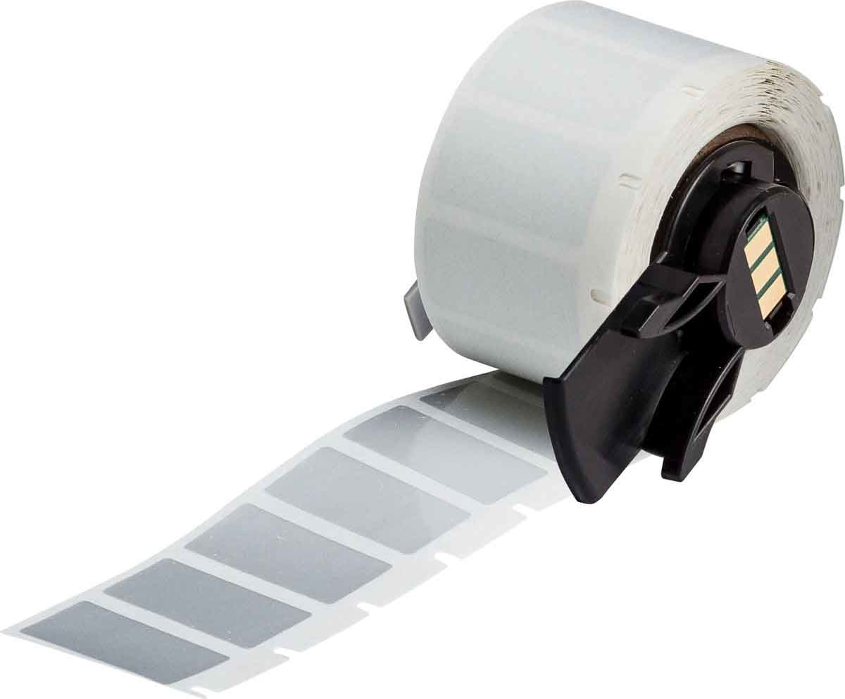 Brady M6-17-435 - Labels, Chemical Resistant, Metallic, Permanent Acrylic, Silver, Gloss, Polyester