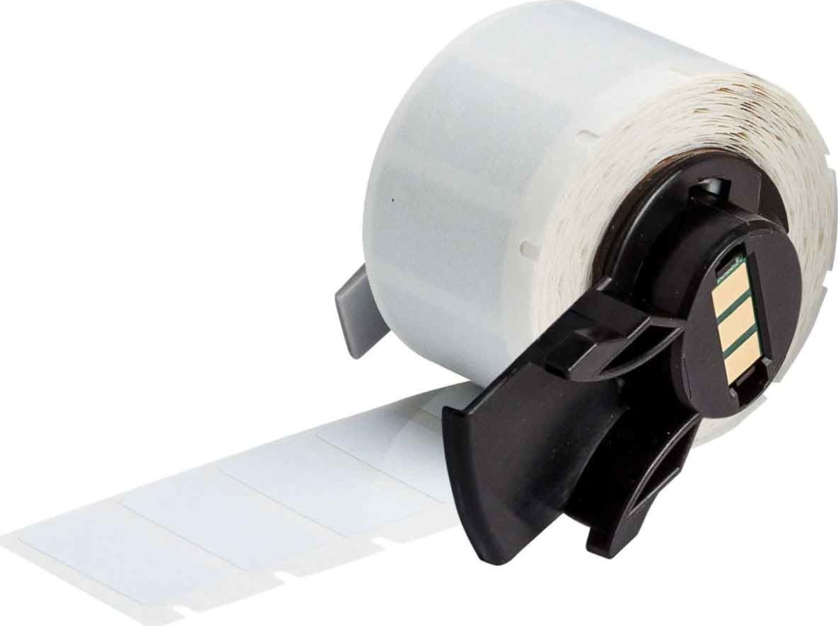 Brady M6-17-473 - Labels, Static Dissipative, Acrylic Adhesive, White, Gloss, Polyester