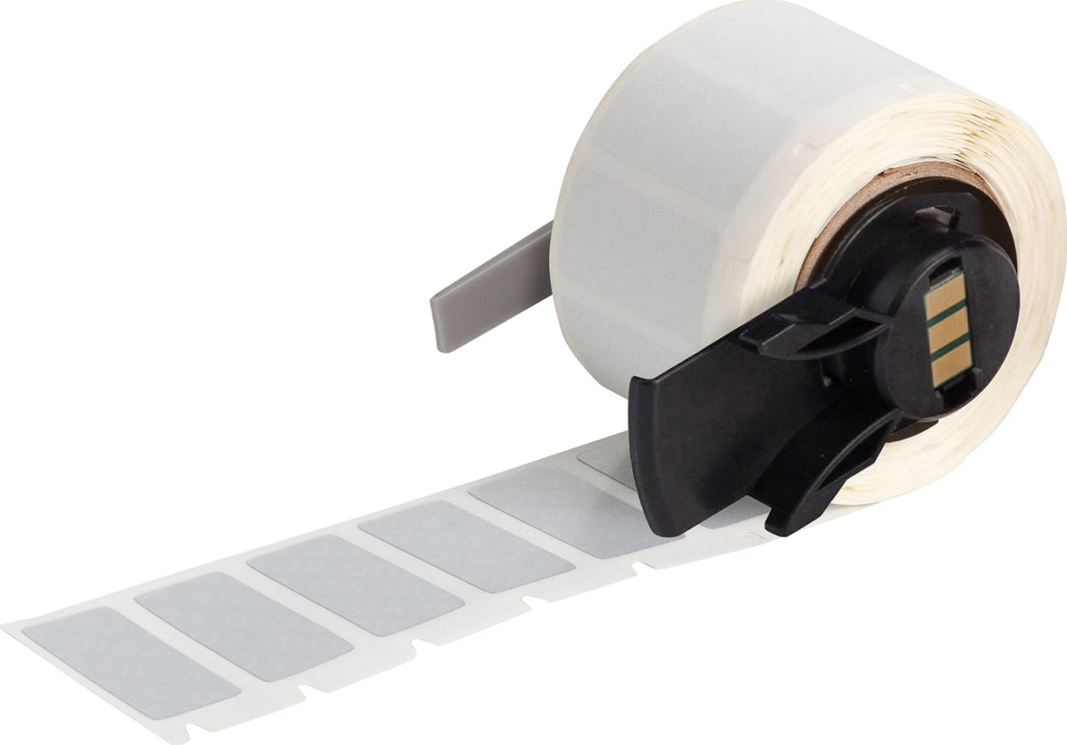 Brady M6-17-7576 - Labels, Heat Resistant, Metallic, Tamper-evident Acrylic, Silver, Matte, Polyester