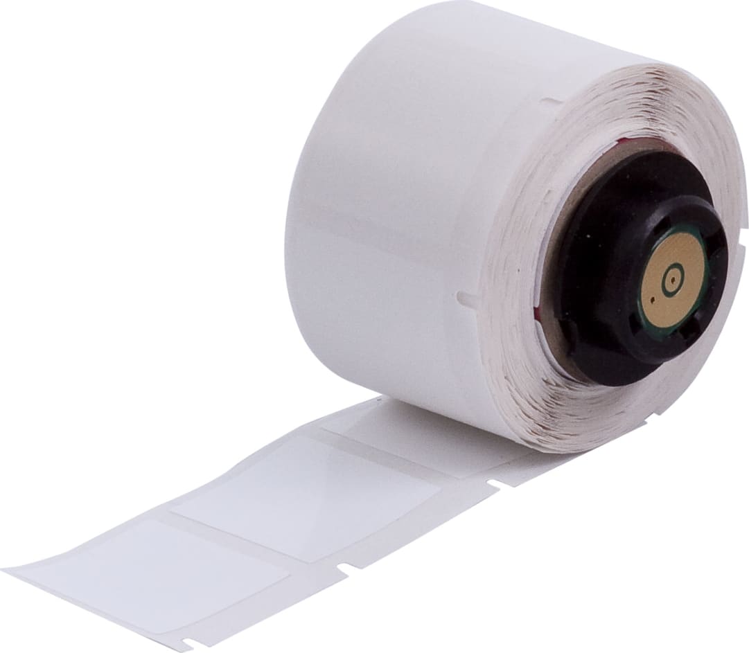 Brady M6-19-483 - Labels, Low Temperature, Permanent Rubber Based, White, Gloss, Polyester