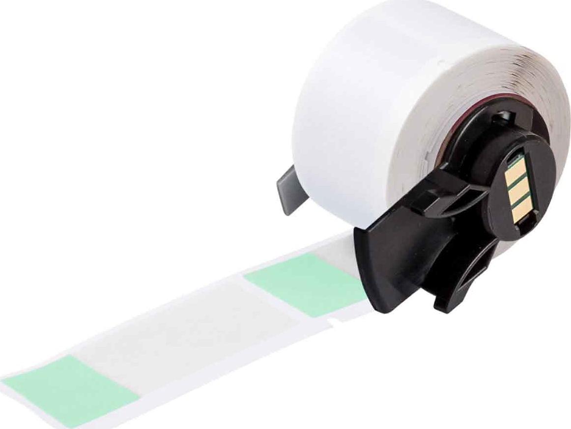 Brady M6-21-427-GR - Labels, Self Laminating, Acrylic Adhesive, Green, Clear, Matte, Vinyl