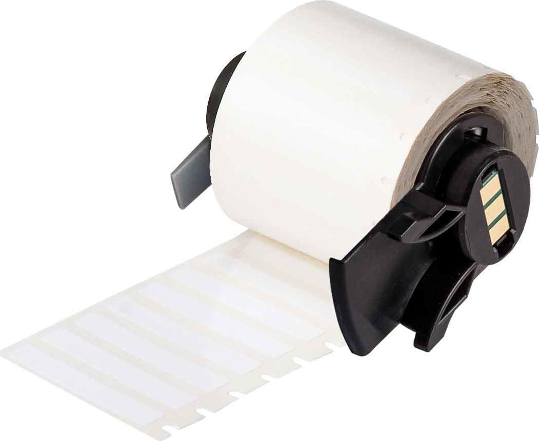 Brady M6-28-423 - Labels, Heat Resistant, Permanent Acrylic, White, Gloss, Polyester