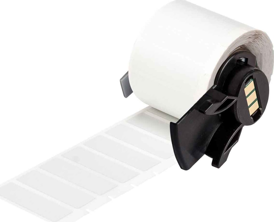 Brady M6-29-428 - Labels, Heat Resistant, Metallic, Permanent Acrylic, Light Gray, Matte, Polyester