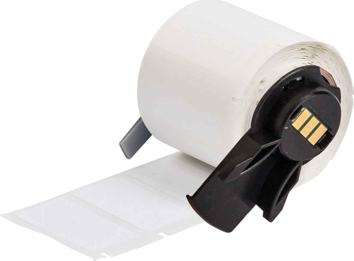 Brady M6-30-483 - Labels, Low Temperature, Permanent Rubber Based, White, Gloss, Polyester