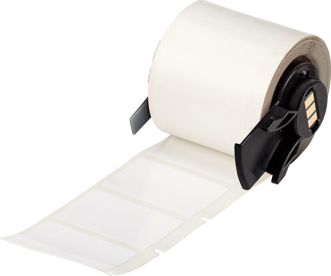 Brady M6-31-423 - Harsh Environment Multi-Purpose Poly Labels for M6/M7 Printers, White, 1' x 1.5', 250 Roll