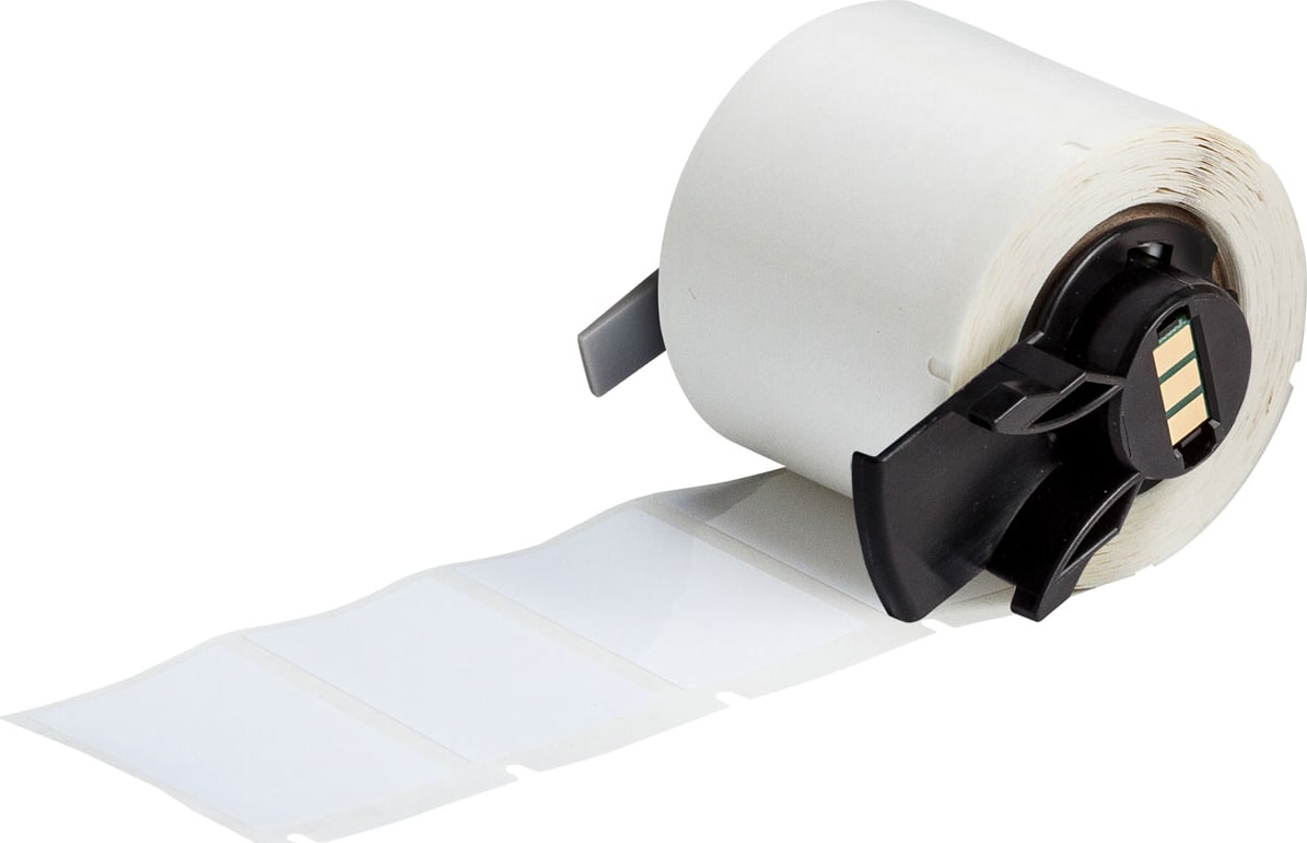 Brady M6-31-483 - Polyester Labels, Ultra Aggressive, Multi-Purpose, White, 1' x 1.5', 250 Roll