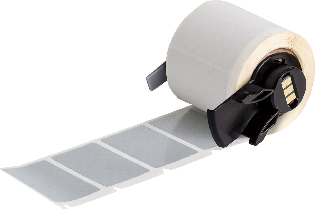 Brady M6-31-7576 - Labels, Heat Resistant, Metallic, Acrylic Adhesive, Silver, Matte, Polyester