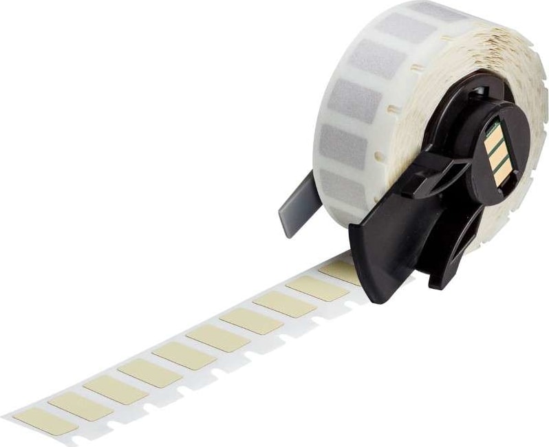 Brady M6-6-724 - Ultra Heat Resistant Polyimide Labels, 0.275' H x 0.5' W, Matte Amber, 750/RL