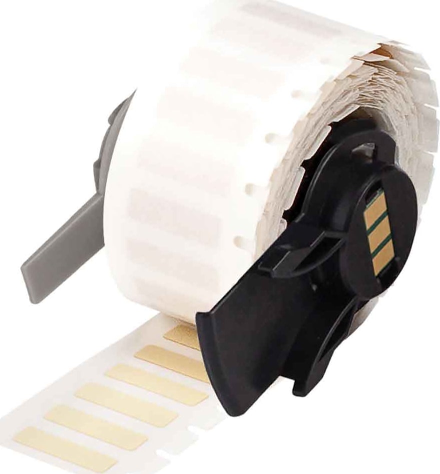 Brady M6-9-724 - Labels, Heat Resistant, Permanent Acrylic, Amber, Matte, Polyimide